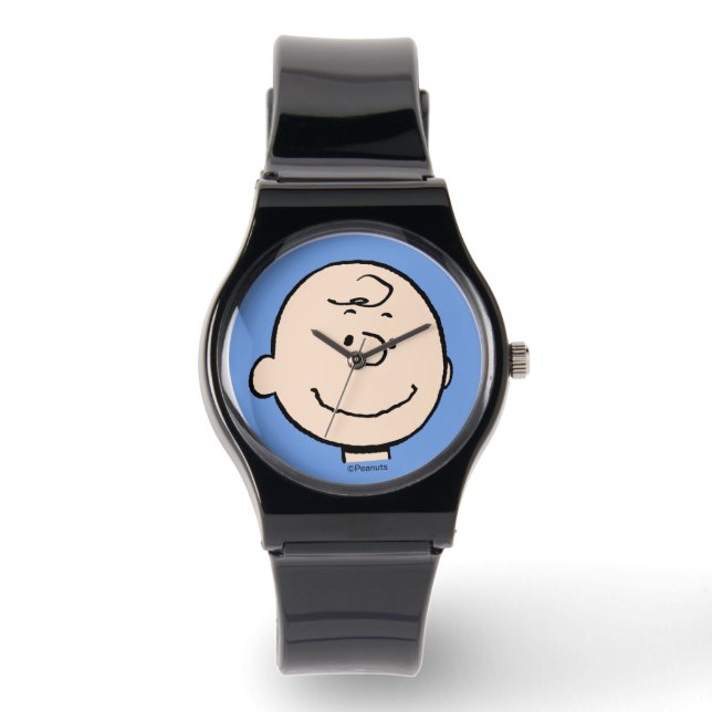 Jordnötter | Charlie Brown Smile Armbandsur (Framsida)