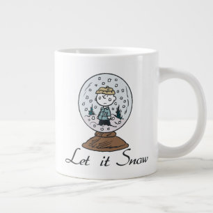 Jordnötter Charlie Brown Snö Globe Jumbo Mugg