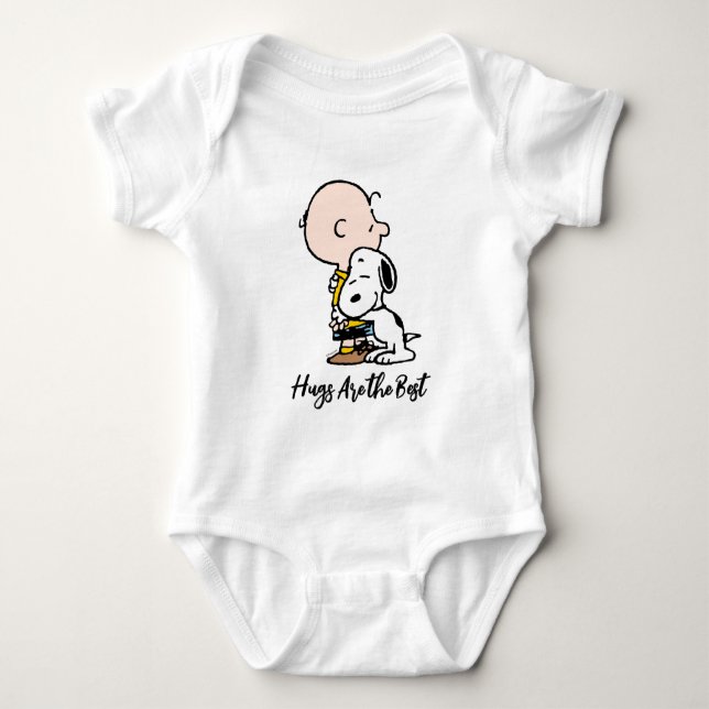 Jordnötter | Charlie Brown & Snoopy Hug T Shirt (Framsida)