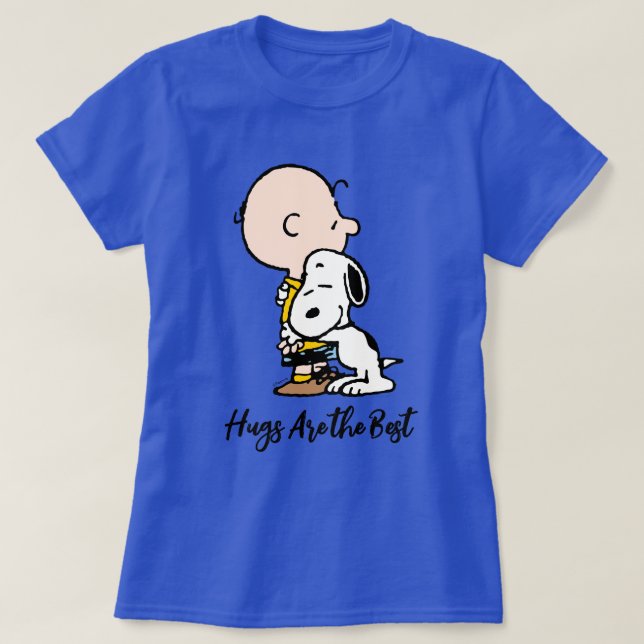 Jordnötter | Charlie Brown & Snoopy Hug T Shirt (Design framsida)