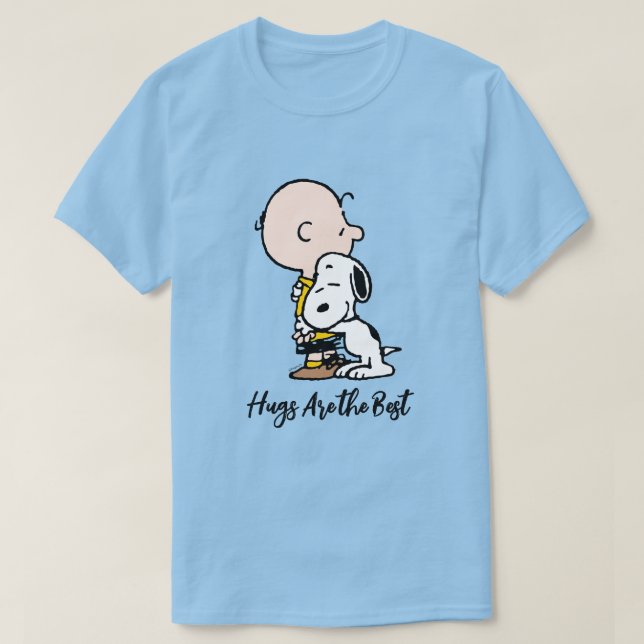 Jordnötter | Charlie Brown & Snoopy Hug T Shirt (Design framsida)