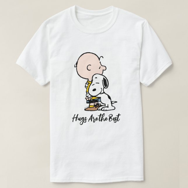 Jordnötter | Charlie Brown & Snoopy Hug T Shirt (Design framsida)