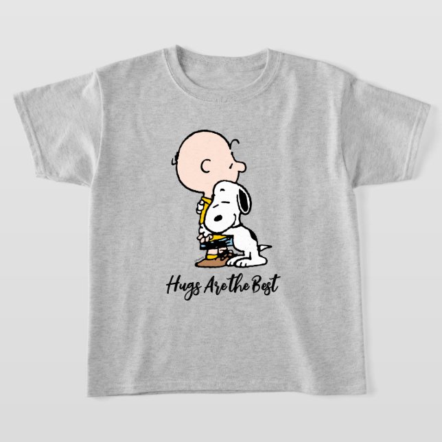 Jordnötter | Charlie Brown & Snoopy Hug T Shirt (Laydown)