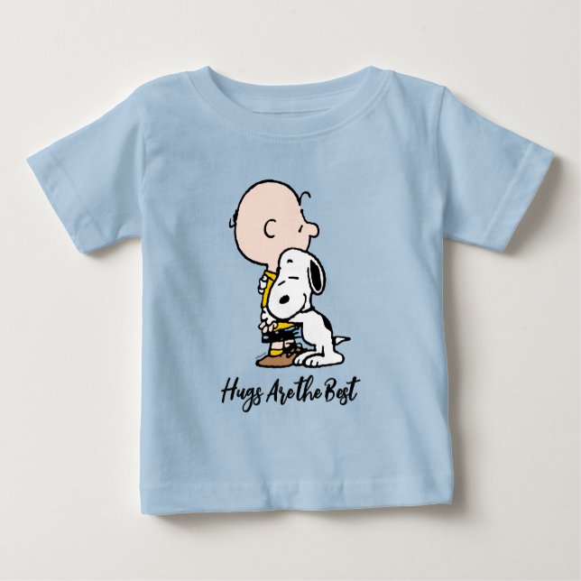 Jordnötter | Charlie Brown & Snoopy Hug T Shirt (Framsida)