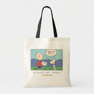 Jordnötter Charlie Brown Snoopy Ja, du klarade det Tygkasse