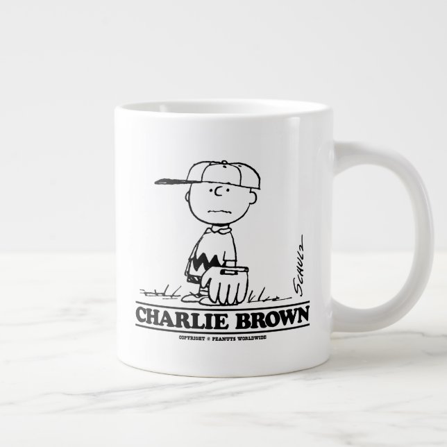 Jordnötter | Charlie Brown Spela Boll Jumbo Mugg (Höger)
