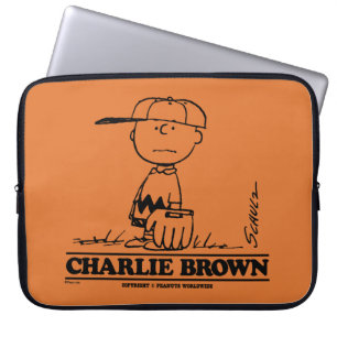 Jordnötter Charlie Brown Spela Boll Laptop Fodral