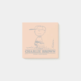 Jordnötter   Charlie Brown Spela Boll Post-it Block