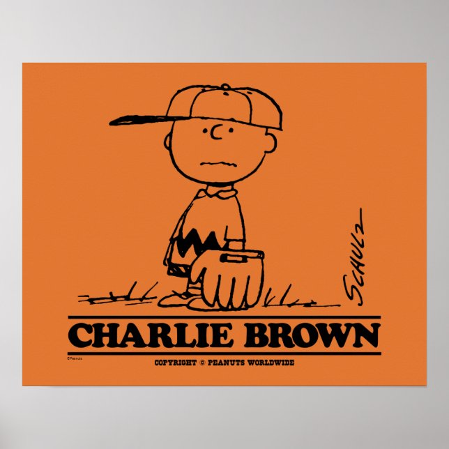 Jordnötter | Charlie Brown Spela Boll Poster (Framsidan)
