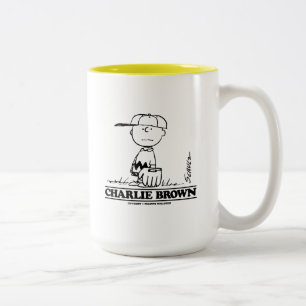 Jordnötter Charlie Brown Spela Boll Två-Tonad Mugg