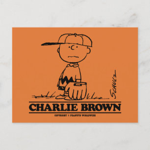 Jordnötter Charlie Brown Spela Boll Vykort