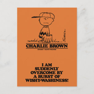Jordnötter Charlie Brown spelar boll Vykort