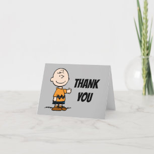 Jordnötter Charlie Brown Tack Kort