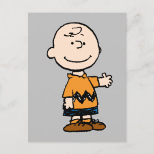 Jordnötter Charlie Brown Vykort