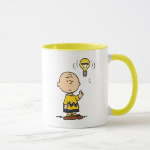 Jordnötter Charlie Browns Light Bulb Idea Mugg