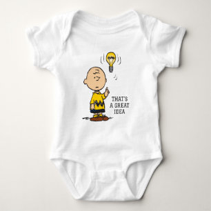 Jordnötter   Charlie Browns Light Bulb Idea T Shirt