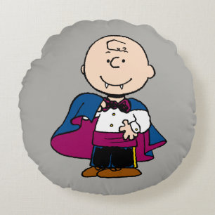 Jordnötter   Count Charlie Brown Rund Kudde