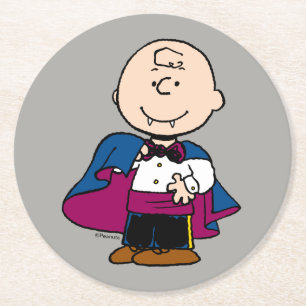 Jordnötter Count Charlie Brown Underlägg Papper Rund