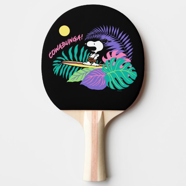 Jordnötter | Cowabunga Snoopy Pingisracket (Framsidan)