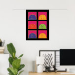 Jordnötter | Det är Charlie Brown. Poster<br><div class="desc">Ta en titt på den här färgstarka popkonsformen stil Jordnötter med Charlie Brown.</div>