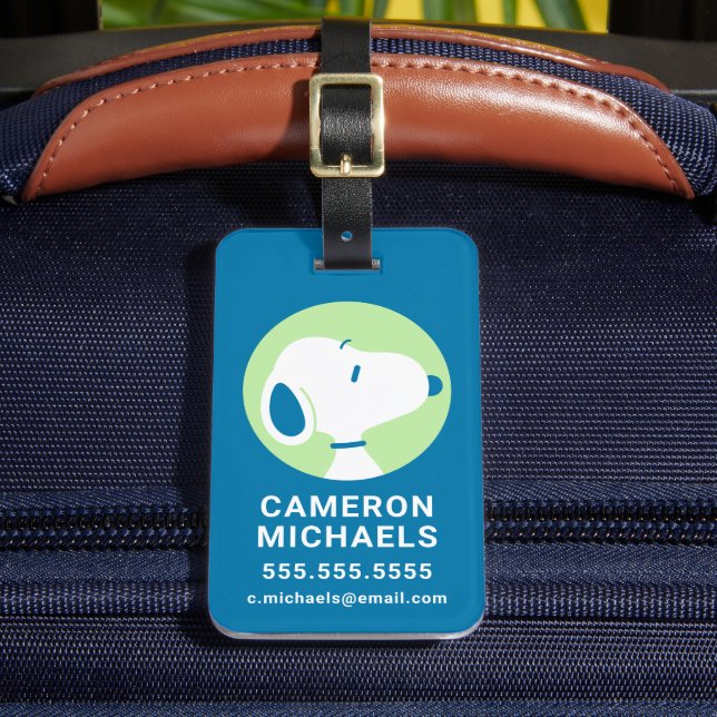 Jordnötter | Drömmar för noopy Blue Deco Bagagebricka (Framsida Insitu 2)