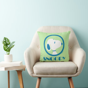 Jordnötter   Drömmar för noopy Blue Deco Kudde