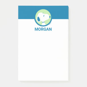 Jordnötter Drömmar för noopy Blue Deco Lägg ti Post-it Block