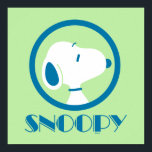 Jordnötter | Drömmar för noopy Blue Deco Poster<br><div class="desc">Ta en titt på den här Art Deco-jordnötsdesignen med snoopy.</div>
