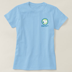 Jordnötter Drömmar för noopy Blue Deco T Shirt