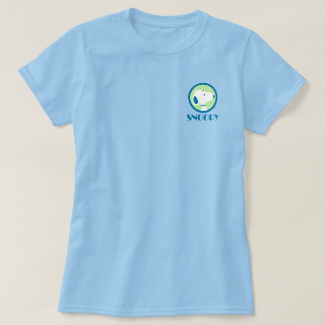 Jordnötter | Drömmar för noopy Blue Deco T Shirt (Design framsida)