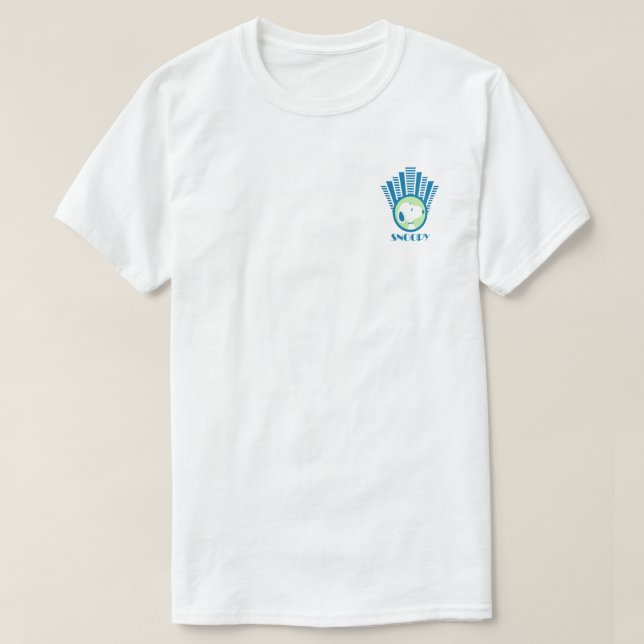 Jordnötter | Drömmar för noopy Blue Deco T Shirt (Design framsida)