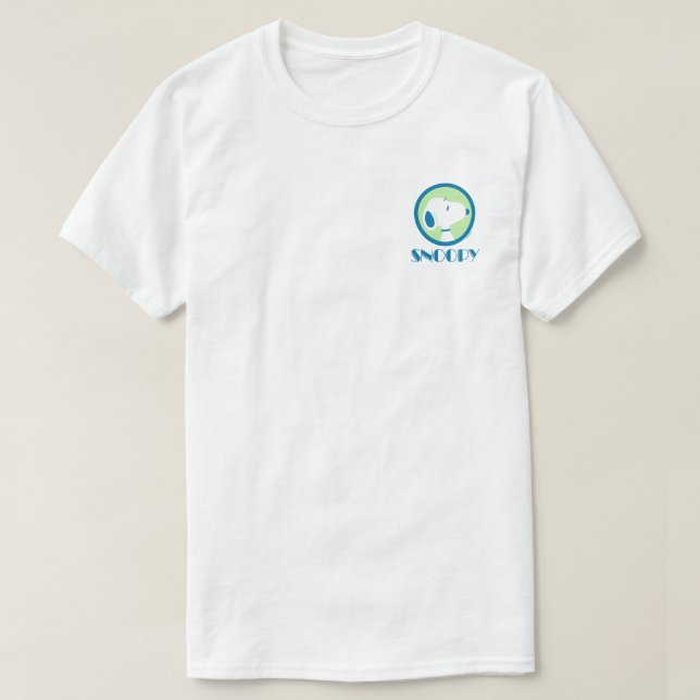 Jordnötter | Drömmar för noopy Blue Deco T Shirt (Design framsida)