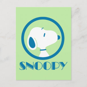 Jordnötter Drömmar för noopy Blue Deco Vykort