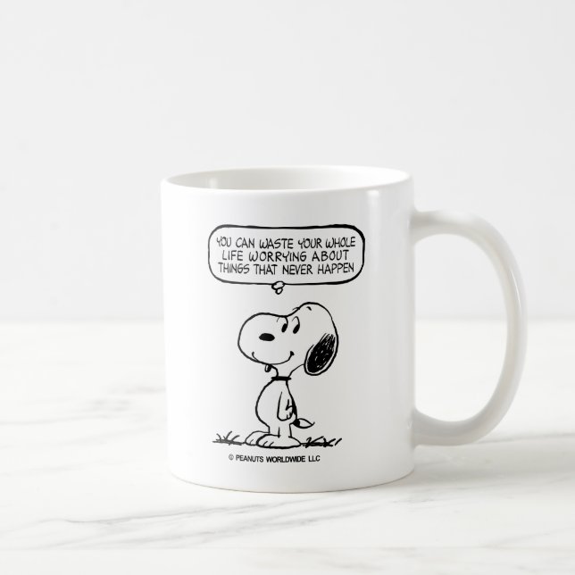 Jordnötter | Du kan inte vänta hela livet Kaffemugg (Höger)