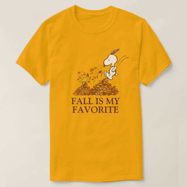 Jordnötter | Fall är min favorit T Shirt (Design framsida)