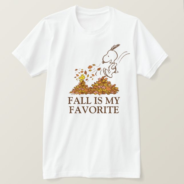 Jordnötter | Fall är min favorit T Shirt (Design framsida)