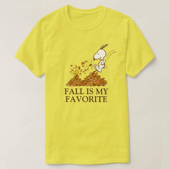 Jordnötter | Fall är min favorit T Shirt (Design framsida)