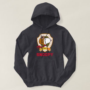 Jordnötter Flygande snoopy Ace Badge Hoodie