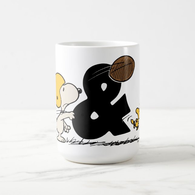 Jordnötter | Fotboll för soopy och trästock Kaffemugg (Center)
