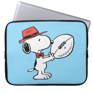 Jordnötter   Fotbollscouten Snoopy Laptop Fodral