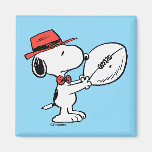 Jordnötter Fotbollscouten Snoopy Magnet