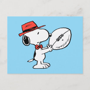 Jordnötter Fotbollscouten Snoopy Vykort