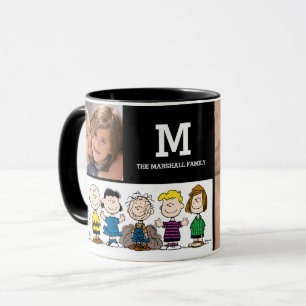 Jordnötter Foton och monogram för Anpassningsb Mugg