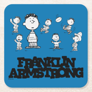 Jordnötter Franklin Armstrong Underlägg Papper Kvadrat