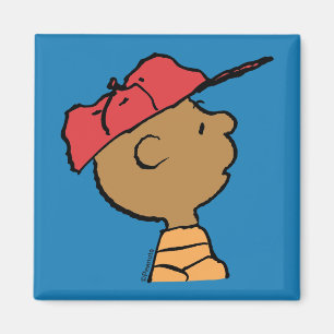 Jordnötter Franklin Baseball Cap Magnet
