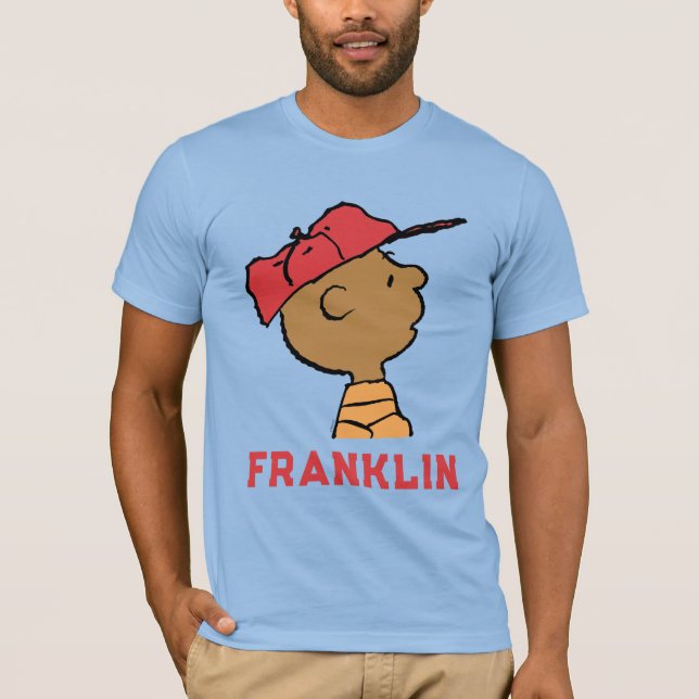 Jordnötter | Franklin Baseball Cap T Shirt (Framsida)