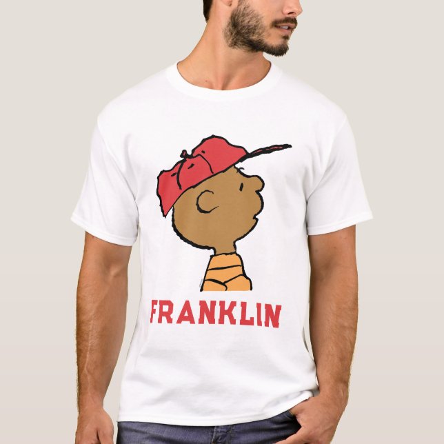 Jordnötter | Franklin Baseball Cap T Shirt (Framsida)