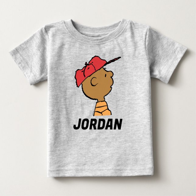 Jordnötter | Franklin Baseball Cap T Shirt (Framsida)