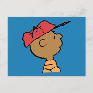 Jordnötter Franklin Baseball Cap Vykort