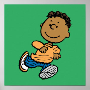 Jordnötter Franklin Running Poster